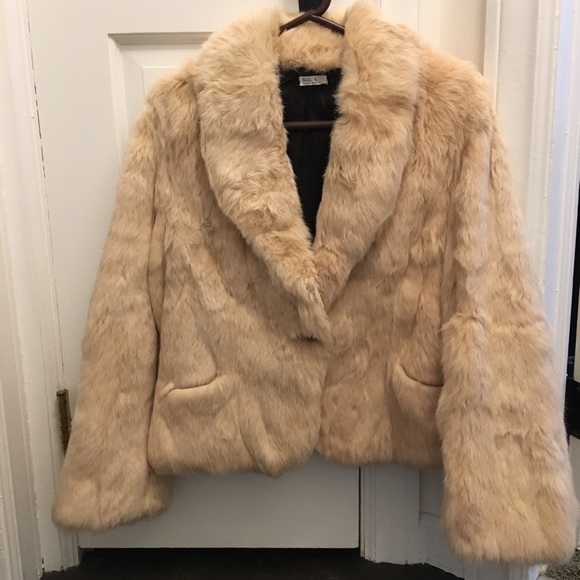 Genuine Fur Bomber Coat - Picture 1 of 8